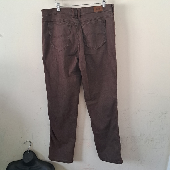 Women's Lee Brand Brown Jeans In Great Condition - Picture 4 of 5
